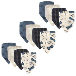 image:imageHudson Baby Unisex Baby Cotton Bandana Bibs Boho Flower One SizePocket Watch 12pack