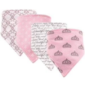 image:imageHudson Baby Unisex Baby Cotton Bandana Bibs Boho Flower One SizePrincess