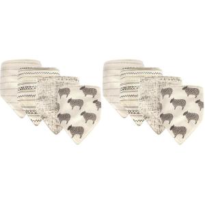 image:imageHudson Baby Unisex Baby Cotton Bandana Bibs Boho Flower One SizeSheep