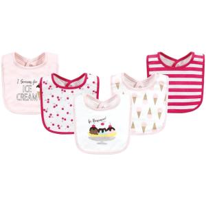 image:imageHudson Baby Unisex Baby Cotton Bibs Holiday Bold Boy One SizeBanana Split