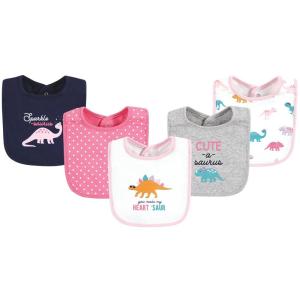 image:imageHudson Baby Unisex Baby Cotton Bibs Holiday Bold Boy One SizeCuteasaurus