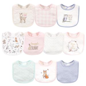 image:imageHudson Baby Unisex Baby Cotton Bibs Holiday Bold Boy One SizeEnchanted Forest