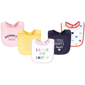 image:imageHudson Baby Unisex Baby Cotton Bibs Holiday Bold Boy One SizeGirl Bold Family
