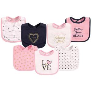 image:imageHudson Baby Unisex Baby Cotton Bibs Holiday Bold Boy One SizeLove