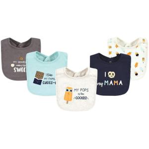 image:imageHudson Baby Unisex Baby Cotton Bibs Holiday Bold Boy One SizePopsicle