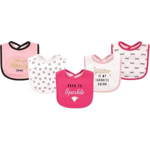 image:imageHudson Baby Unisex Baby Cotton Bibs Holiday Bold Boy One SizeSparkle