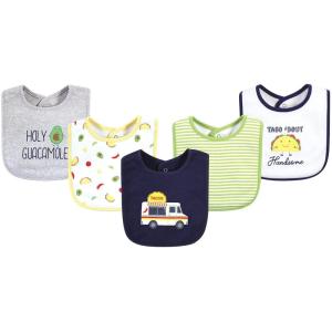 image:imageHudson Baby Unisex Baby Cotton Bibs Holiday Bold Boy One SizeTaco Truck