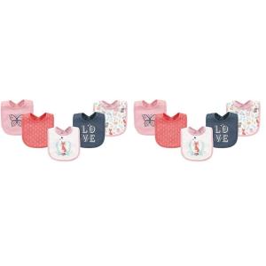 image:imageHudson Baby Unisex Baby Cotton Bibs Holiday Bold Boy One SizeWoodland Fox