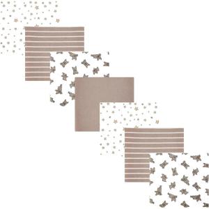 image:imageHudson Baby Unisex Baby Cotton Polyester Flannel Receiving Blankets Bundle 7PackFrench Bulldog Stars