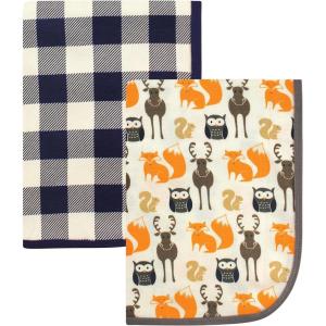 image:imageHudson Baby Unisex Baby Cotton Swaddle Blankets Whale One SizeForest