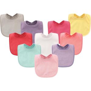 image:imageHudson Baby Unisex Baby Drooler Bib With Waterproof LiningPink