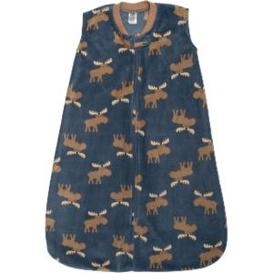 image:imageHudson Baby Unisex Baby Fleece Sleeping Bag Sack BlanketBlue Moose