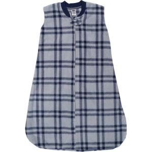 image:imageHudson Baby Unisex Baby Fleece Sleeping Bag Sack BlanketGray Navy Plaid