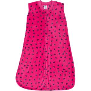image:imageHudson Baby Unisex Baby Fleece Sleeping Bag Sack BlanketNavy Hearts