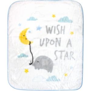image:imageHudson Baby Unisex Baby High Pile Plush Blanket Dinomite Dinosaur One SizeWish Upon a Star