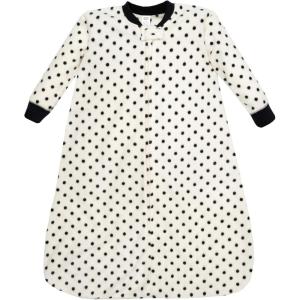 image:imageHudson Baby Unisex Baby LongSleeve Fleece Sleeping BagBlack Cream Dot