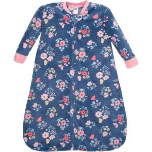 image:imageHudson Baby Unisex Baby LongSleeve Fleece Sleeping BagBlue Butterfly Floral