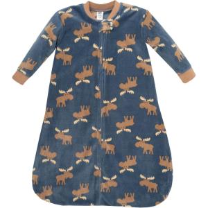 image:imageHudson Baby Unisex Baby LongSleeve Fleece Sleeping BagBlue Moose