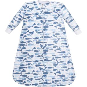 image:imageHudson Baby Unisex Baby LongSleeve Fleece Sleeping BagCute Whales