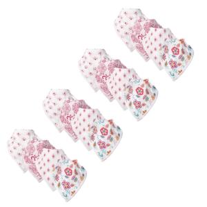 image:imageHudson Baby Unisex Baby Muslin Cotton Bandana Bibs Paper Birds One SizeFloral 12pack
