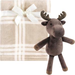 image:imageHudson Baby Unisex Baby Plush Blanket Security Blanket and Toy Set Boy Whale One SizeModern Moose
