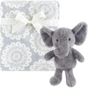 image:imageHudson Baby Unisex Baby Plush Blanket Security Blanket and Toy Set Boy Whale One SizeSnuggly Elephant