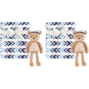 image:imageHudson Baby Unisex Baby Plush Blanket with Toy Blue Whale One SizeAztec Bear
