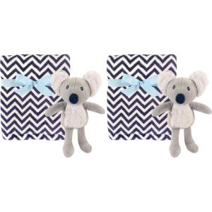 image:imageHudson Baby Unisex Baby Plush Blanket with Toy Blue Whale One SizeKoala