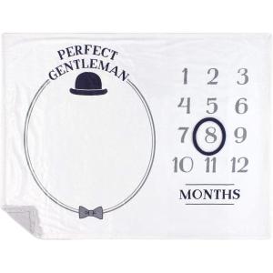 image:imageHudson Baby Unisex Baby Plush Holiday and Milestone Blanket Girl Adventure Awaits One SizePerfect Gentleman