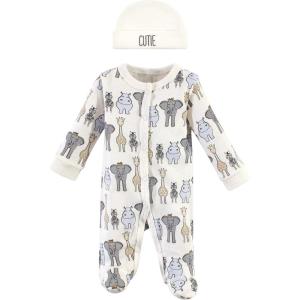 image:imageHudson Baby Unisex Baby Preemie Sleep and Play and CapRoyal Safari