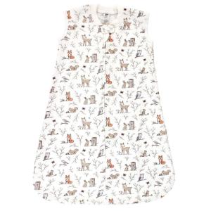 image:imageHudson Baby Unisex Baby Premium Quilted Sleeveless Sleeping Bag and Wearable Blanket Forest Animals 1218 MonthsEnchanted Forest
