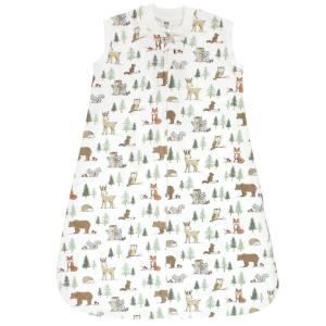 image:imageHudson Baby Unisex Baby Premium Quilted Sleeveless Sleeping Bag and Wearable Blanket Forest Animals 1218 MonthsForest Animals