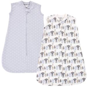 image:imageHudson Baby Unisex Baby Premium Quilted Sleeveless Sleeping Bag and Wearable Blanket Forest Animals 1218 MonthsRoyal Safari