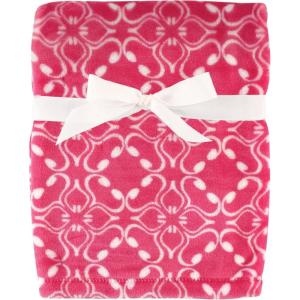 image:imageHudson Baby Unisex Baby Silky Plush and Coral Fleece Blanket Girl Farm Animals 30x36 inchesBlossom