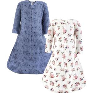 image:imageHudson Baby Unisex Baby Thermal Long Sleeve Sleeping Bag 2pkDusty Rose Floral