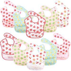 image:imageHudson Baby Unisex Baby Waterproof Polyester Bibs Veggies FeederCute Fruit