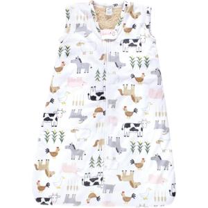 image:imageHudson Baby unisexbaby Plush Faux Fur Sleeping Bag Wearable BlanketCute Farm
