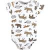 image:imageHudson Baby Baby Cotton Bodysuits 7packAnimal Adventure
