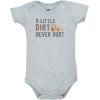 image:imageHudson Baby Infant Boys Cotton Bodysuits 5Pack Blue Construction Trucks 03 Months