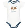 image:imageHudson Baby Infant Boys Cotton Bodysuits 5Pack Ruff Being Cute Dog 69 Months
