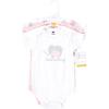 image:imageHudson Baby Infant Girl Cotton Bodysuits Multi Color Mommy Elephant 36 Months