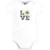 image:imageHudson Baby Infant Girl Cotton Bodysuits Sunflower Love 912 Months