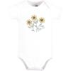 image:imageHudson Baby Infant Girl Cotton Bodysuits Sunflower Love 912 Months
