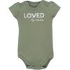 image:imageHudson Baby Infant Girls Cotton Bodysuits 5PackEucalyptus