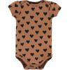 image:imageHudson Baby Unisex Baby Cotton Bodysuits Cinnamon Hearts Newborn