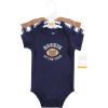 image:imageHudson Baby Unisex Baby Cotton Bodysuits Football Rookie 03 Months