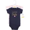 image:imageHudson Baby Unisex Baby Cotton Bodysuits Girl Daddy Pink Navy 1824 Months