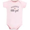 image:imageHudson Baby Unisex Baby Cotton Bodysuits Girl Daddy Pink Navy Preemie
