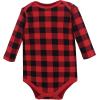 image:imageHudson Baby Unisex Baby Cotton BodysuitsBuffalo Christmoose