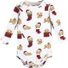 image:imageHudson Baby Unisex Baby Cotton BodysuitsChristmas Dog